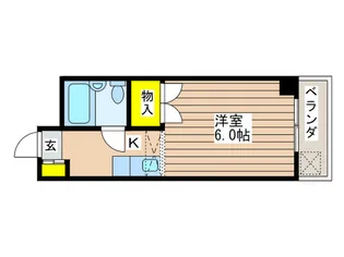メゾンリバーサイド【1階】の間取り