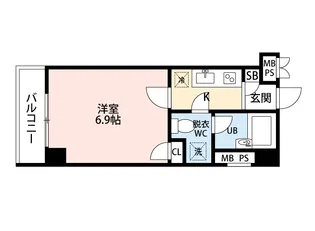 シティ高井戸【4階】の間取り