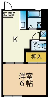 ハイムK【1階】の間取り