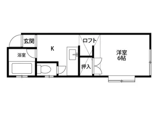 ハイム水島【1階】の間取り