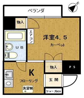 ARECX五井【5階】の間取り