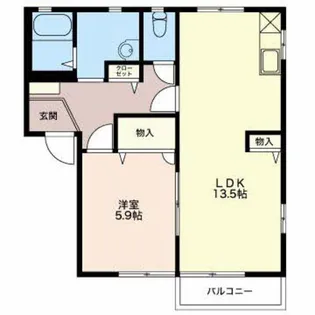 グランドソレイユ B【2階】の間取り