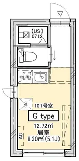 PROTO武蔵小山III【4階】の間取り