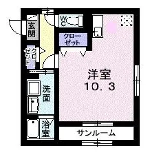 ユニゾンY・K【1階】の間取り