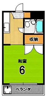 1Rの間取り画像