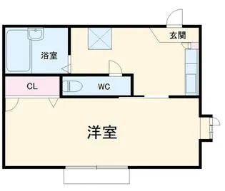 ペアコーポ【1階】の間取り