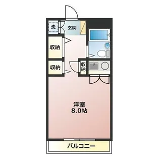 ハイツ山下【2階】の間取り