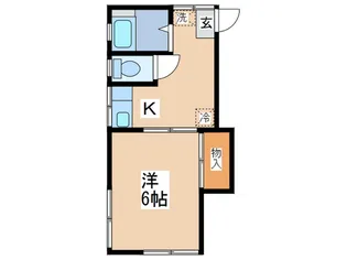 ヨシダコーポ【1階】の間取り