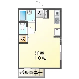 ラッキーハイツ【3階】の間取り