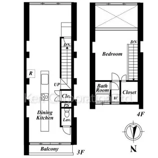 c-MA2 元麻布【2階】の間取り