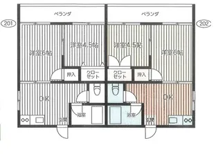 さくら荘【2階】の間取り