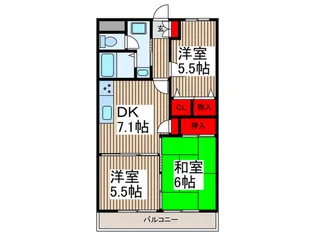 グレース シャトー【3階】の間取り