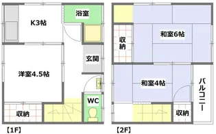 広島県広島市安芸区矢野西2【一戸建】の間取り