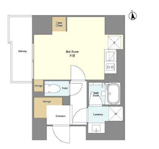 グランカーサ日本橋馬喰町【8階】の間取り