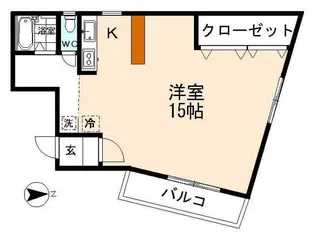 セルヴァン藍【4階】の間取り
