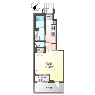 コンフォルト インテルノ【1階】の間取り