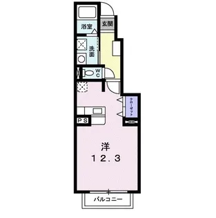 山口県宇部市大字妻崎開作【アパート】の間取り