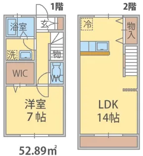 テラス・ニュ-ウッドの間取り