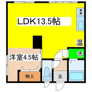 ドミール晴【2階】の間取り