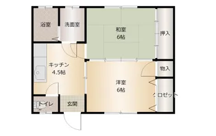 ヴューテラスII【1階】の間取り