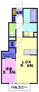 モダンヒルズ【1階】の間取り