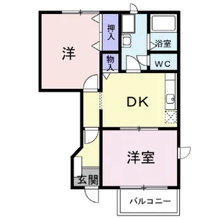 ツインフォルムA棟【1階】の間取り
