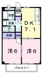 オープンコート【2階】の間取り