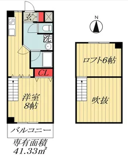 ルーラル八番館【10階】の間取り