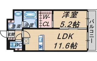 Grandir豊島【1階】の間取り