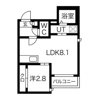 Grandtic Smart 山王【2階】の間取り