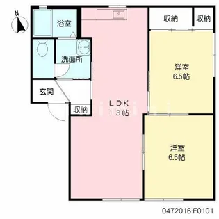 熊本県熊本市西区花園5【アパート】の間取り