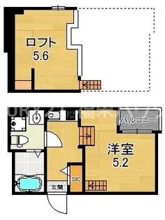 大阪府大阪市鶴見区放出東2【アパート】の間取り