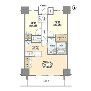 東京都杉並区西荻南3【マンション】の間取り