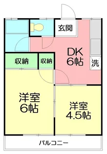 グリーンヒルハイム【2階】の間取り