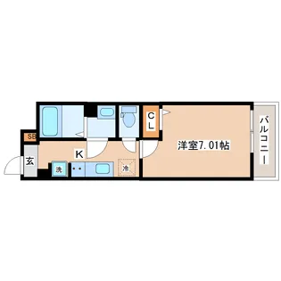 リブリ・仙台東口【2階】の間取り