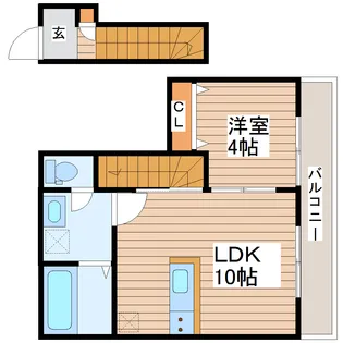 ドルチェヴィータ【2階】の間取り
