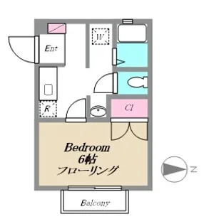 ポーリュシカ・ポーレ【2階】の間取り