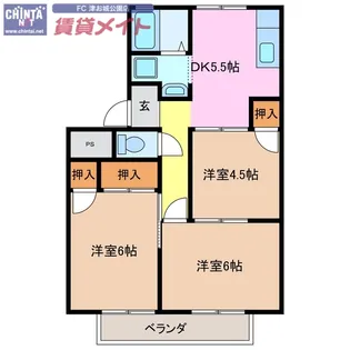 アンフィニ【2階】の間取り