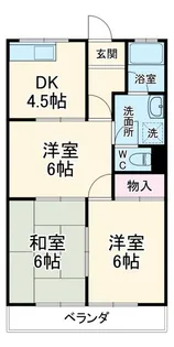 セーフティーハイム【3階】の間取り