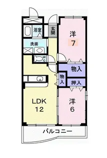 月曜館【2階】の間取り