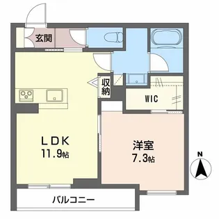 フェリシア【3階】の間取り