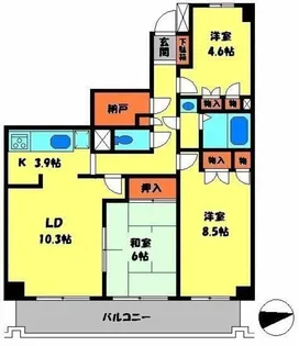 セントラルハイムKATO【3階】の間取り