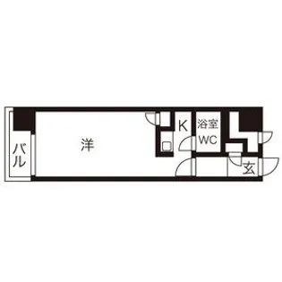 エスパシオ大町【8階】の間取り
