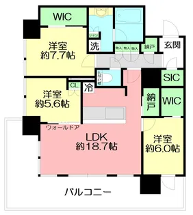 神奈川県藤沢市辻堂1【マンション】の間取り