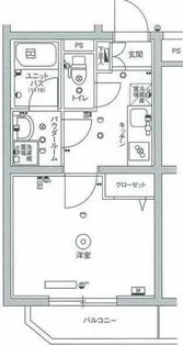 スカイコート小竹向原【4階】の間取り