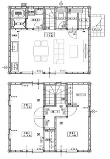 静岡県浜松市中央区鴨江3【一戸建】の間取り