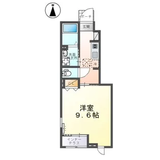 カルペ・ディエム【1階】の間取り