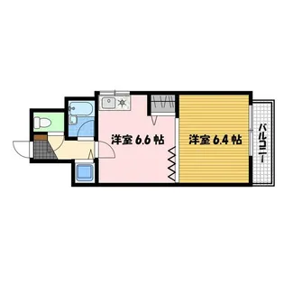 クオーレ鍛冶屋町【3階】の間取り