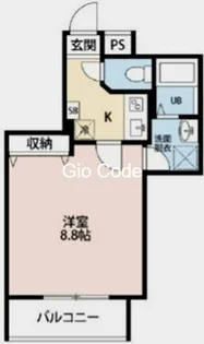 ガーデンフォレスト親水公園【2階】の間取り