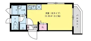 第1ソレイユ南【2階】の間取り